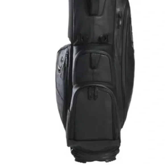 G/FORE Skulls and T’s Debossed Black Transporter Tour Carry Golf Bag - Picture 7 of 7